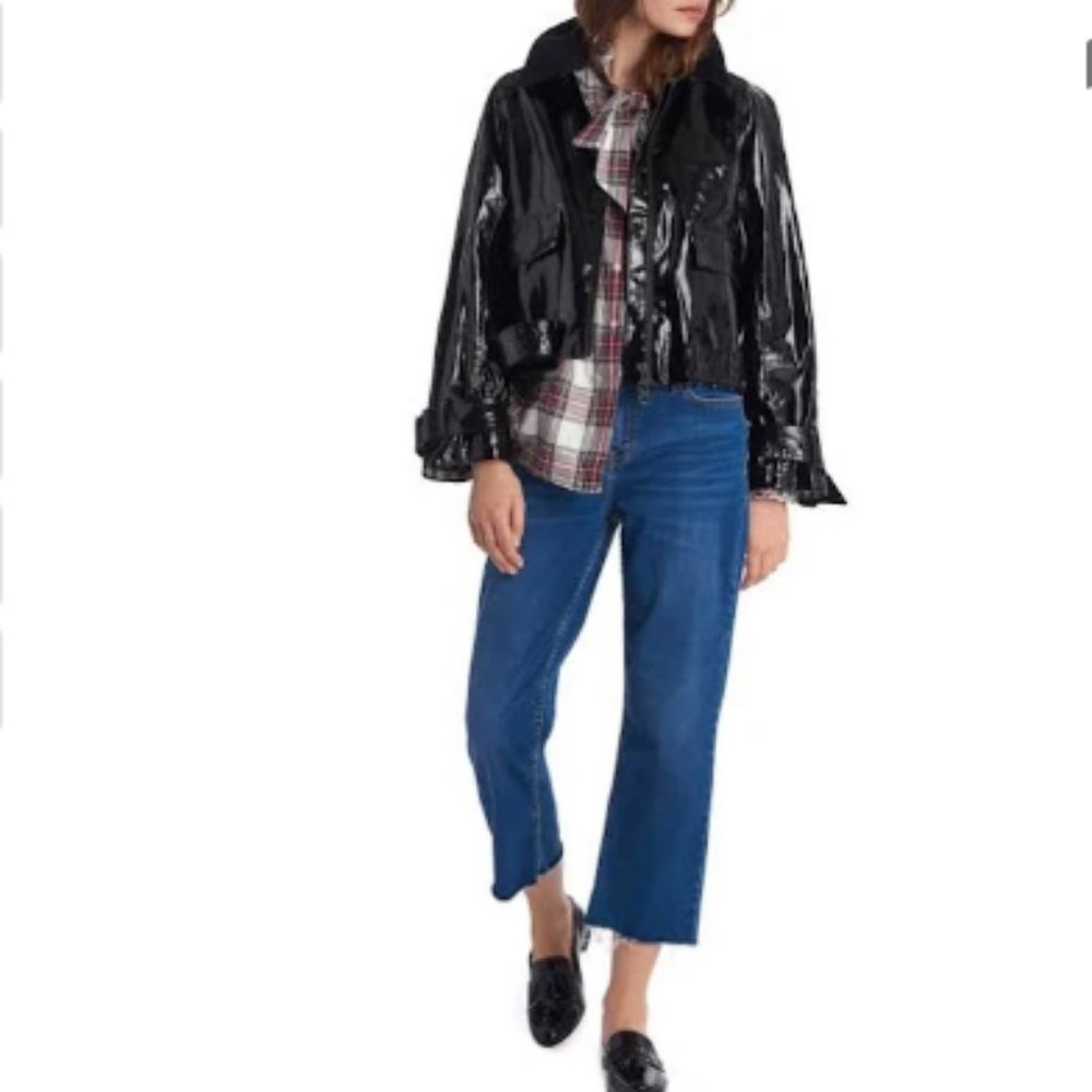 Barbour by Alexa Chung Emma Black Size 4 NWT